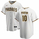 Men's San Diego Padres #10 Jurickson Profar White Cool Base Baseball Stitched Jersey Dzhi,baseball caps,new era cap wholesale,wholesale hats